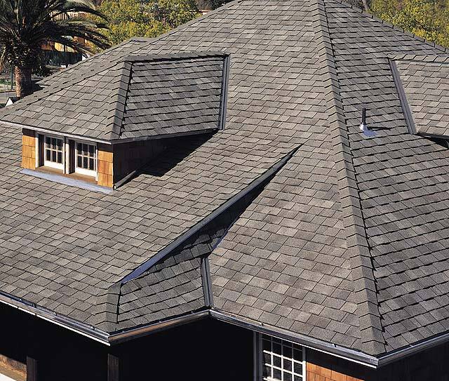 Suburban residential homes with quality roofing